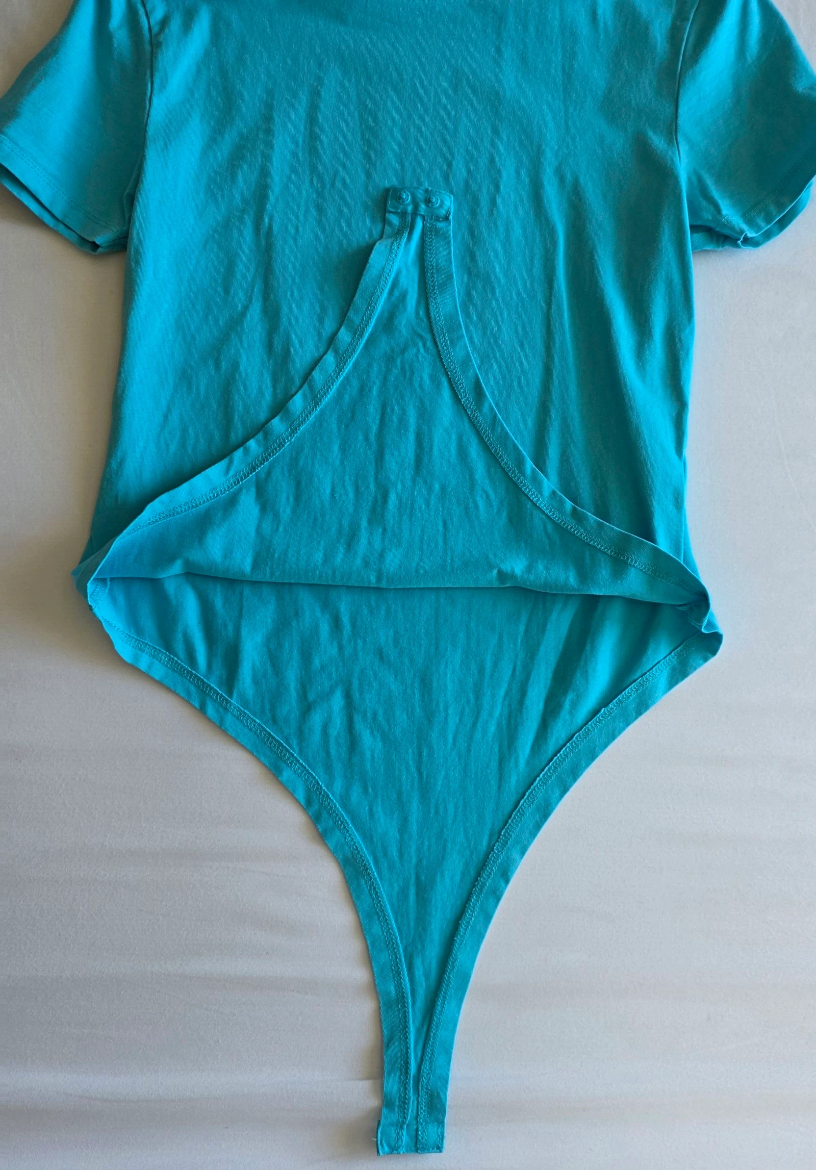 Camiseta corta turquesa M 40 42 Primark de manga corta y elástica – photo 5